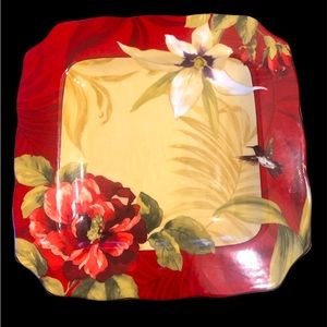 222 Fifth fine China hummingbird plate